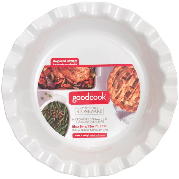 Goodcook 9 In. Stoneware Pie Dish 04159 633141