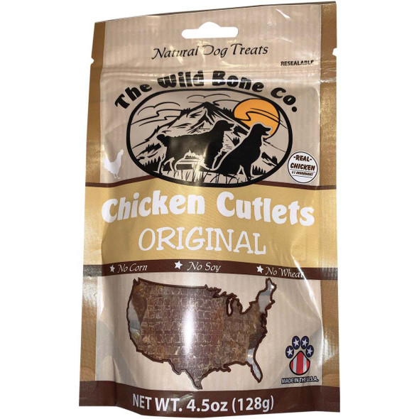 The Wild Bone Company Original Chicken Cutlet Dog Treat, 4.5 Oz. 1970.6