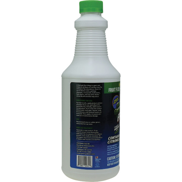 Green Gobbler 32 Oz. Fruit Fly Killer Gel Drain Opener & Cleaner
