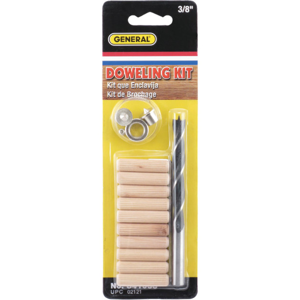 General Tools 3-8 In. Doweling Jig Accessory Kit 841038 325269