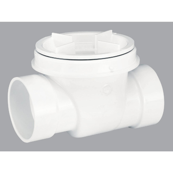 Oatey 4 In. PVC Backwater Valve 43904