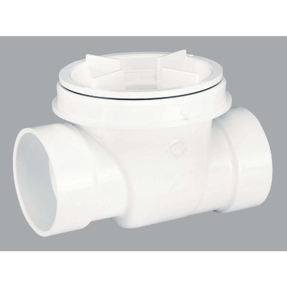 Oatey 4 In. PVC Backwater Valve 43904