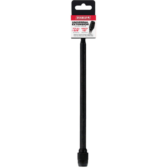 Diablo 3/8 In. x 12 In. Hole Saw Mandrel Extension for Snap-Lock Plus DHS375XT12