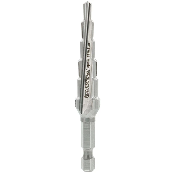Diablo 1-4 In. - 1-2 In. Impact Step Drill Bit, 6 Steps DSD0500S06 332565