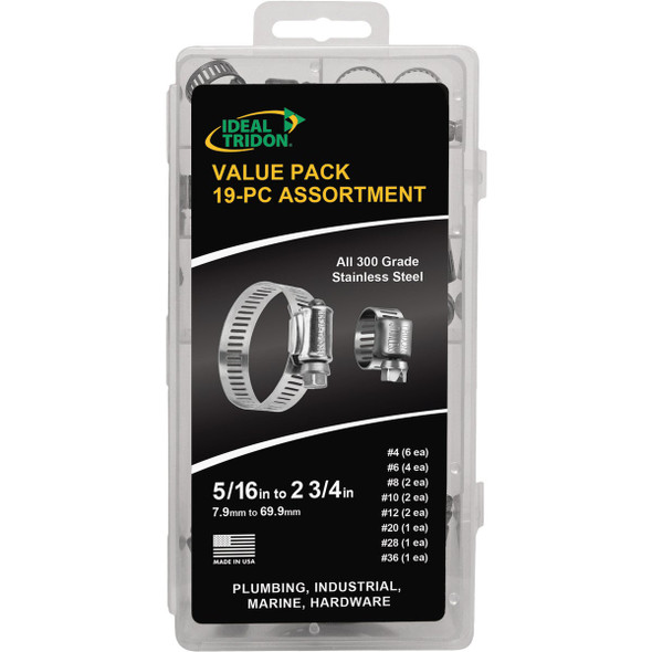 Ideal Tridon Hose Clamp Assortment 999044674051