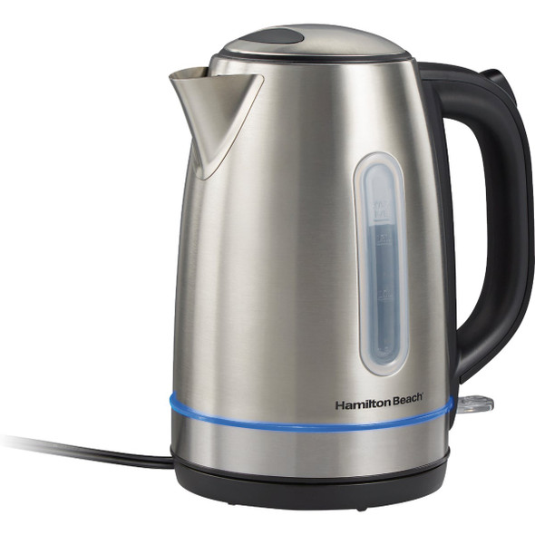 Hamilton Beach 1.7L Stainless Steel Electric Kettle with LED Light Ring 41037G
