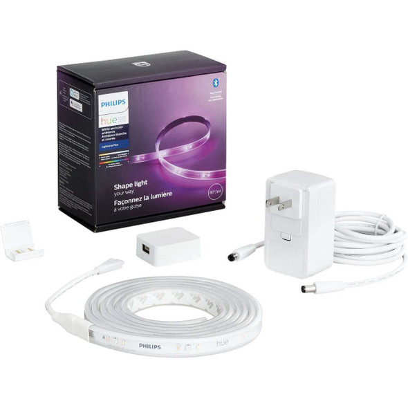 Philips Hue 80 In. Plug-In Bluetooth LED Lightstrip Plus Base 555334