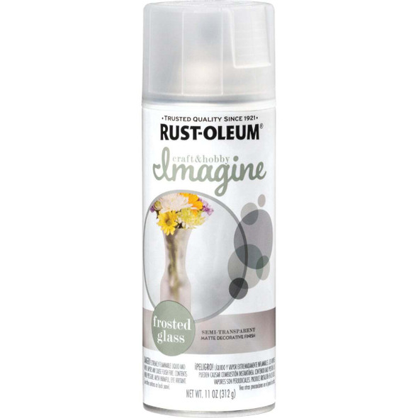 Rust-Oleum 11 Oz. Frosted Glass Craft Spray Paint 354049