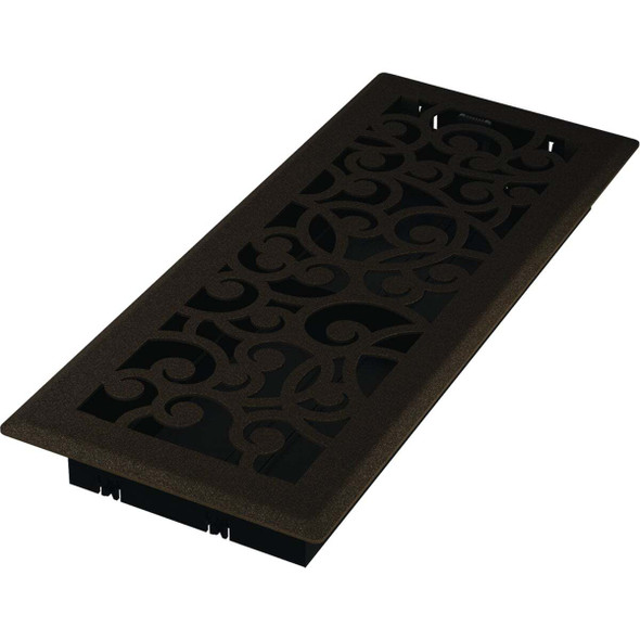 Imperial Wonderland 4 In. x 10 In. Bronze Age Steel Floor Register RG3355