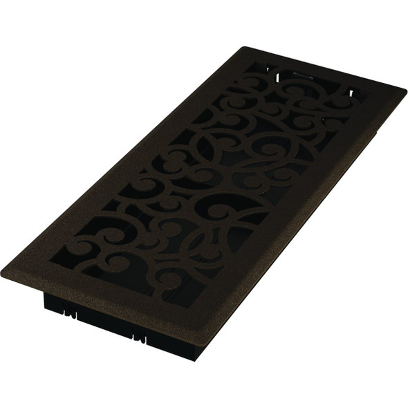 Imperial Wonderland 4 In. x 12 In. Bronze Age Steel Floor Register RG3356