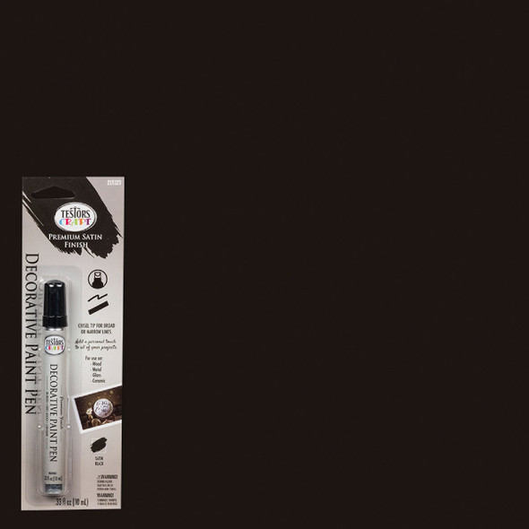 Testors Craft Satin Black Decorative Paint Pen 215123