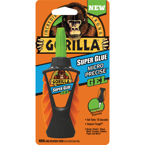 Gorilla 0.19 Oz. Gel Micro Precise Super Glue 102177