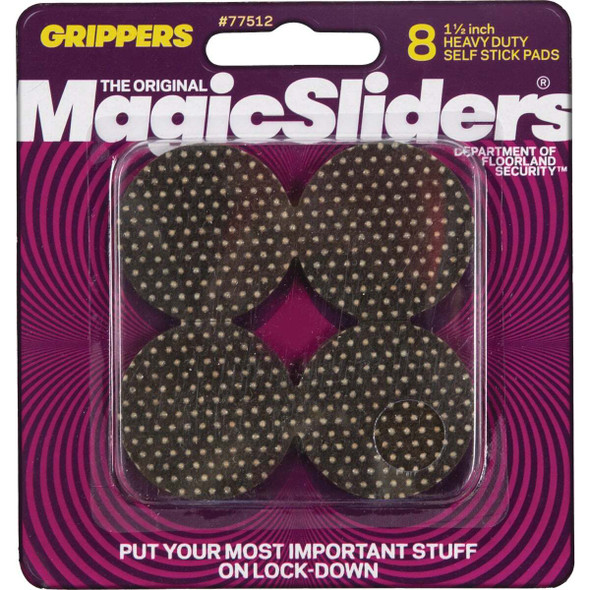 Magic Sliders 1-1/2 In. Heavy Duty Gripper Pad (8-Pack) 77512