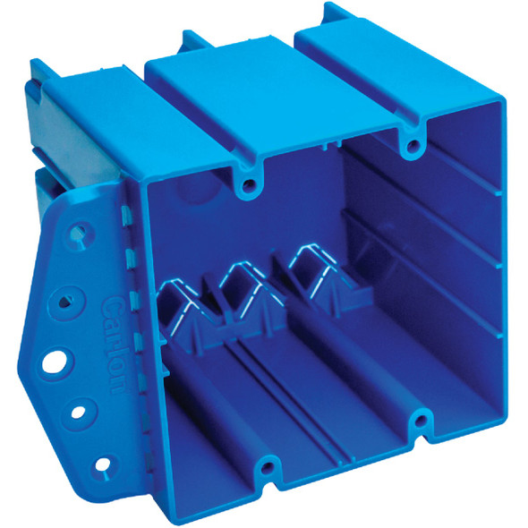 Carlon Screw-On 4 In. x 4 In. PVC Square Box B249B