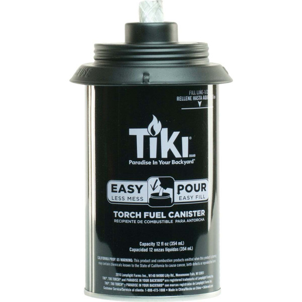 Tiki Easy Pour 12 Oz. Metal Torch Fuel Canister 1317054