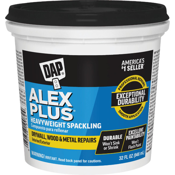 DAP ALEX PLUS 32 Oz. Professional Latex Spackling 7079818746