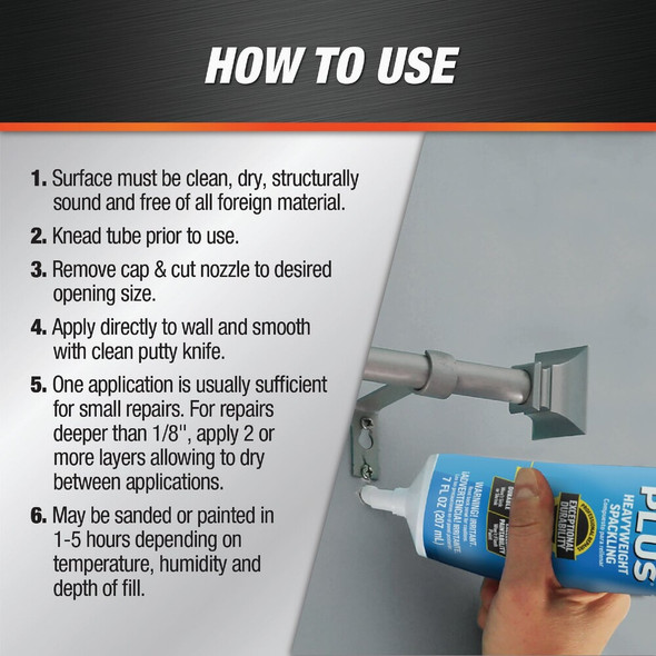 DAP ALEX PLUS 7 Oz. Professional Latex Spackling 7079818744 772174