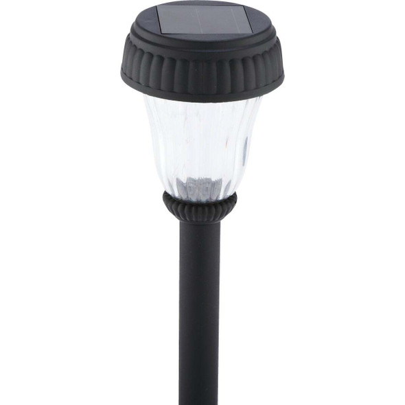 Outdoor Expressions Black 2.10 Lumens Plastic Solar Path Light A-07 Pack of 12