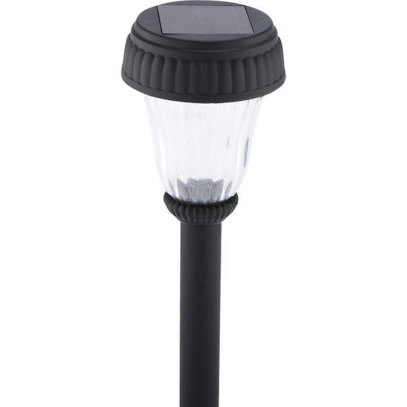 Outdoor Expressions Black 2.10 Lumens Plastic Solar Path Light A-07 Pack of 12