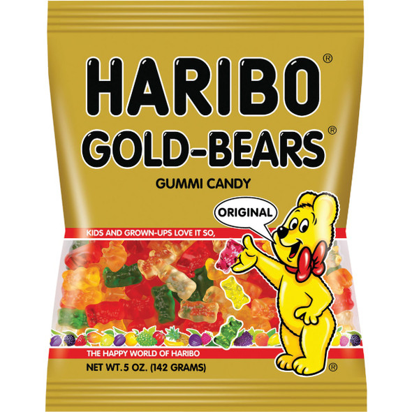 Haribo Gold-Bears Original Fruit Flavor 5 Oz. Candy 110934 Pack of 12 Haribo Gold-Bears Original Fruit Flavor 5 Oz. Candy 110934 Pack of 12