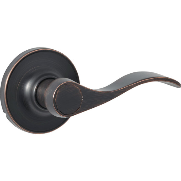 Steel Pro Oil Rubbed Bronze Wave Passage Door Lever LC2X703B