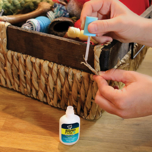 DAP RapidFuse 0.56 Oz. Clear Multi-Purpose Adhesive Brush Applicator