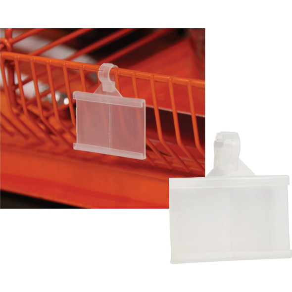 Southern Imperial 1-1/4 In. X 2 In. Wire Bin Label Holder (100-Pack) 4438207717
