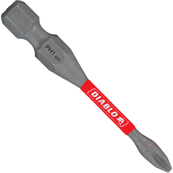 Diablo #1 Phillips 2 In. Power Impact Screwdriver Bit