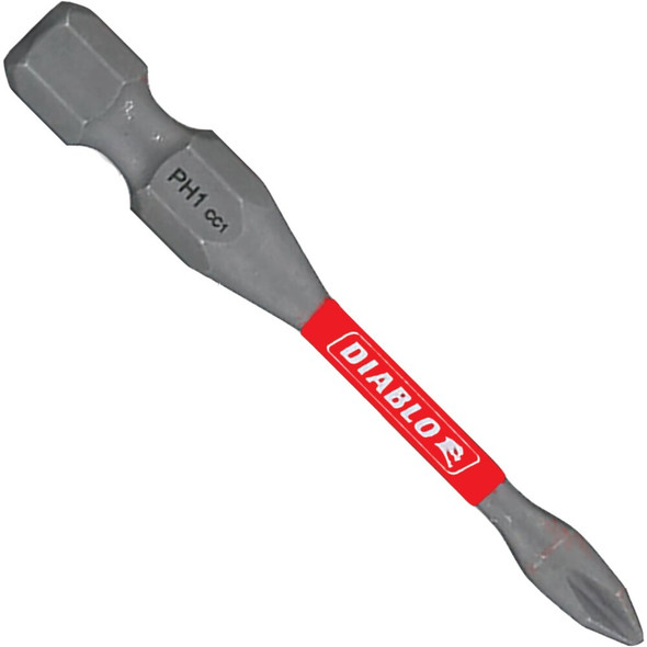 Diablo #1 Phillips 2 In. Power Impact Screwdriver Bit (5-Pack) DPH12P5 308745