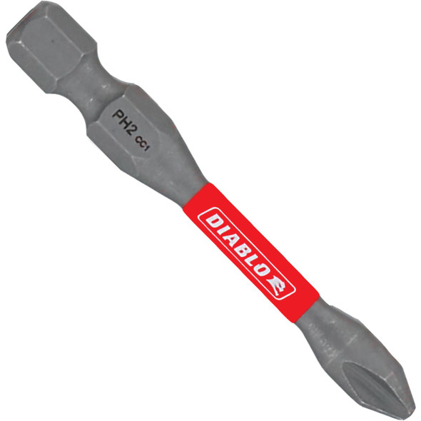 Diablo #2 Phillips 2 In. Power Impact Screwdriver Bit (5-Pack) DPH22P5 316967