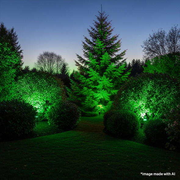 Philips 100W Equivalent Green PAR38 Medium LED Floodlight Light Bulb