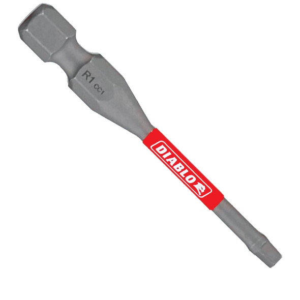 Diablo #1 Square Recess 2 In. Power Impact Screwdriver Bit  DSQ12P1 333246