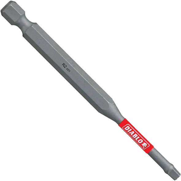 Diablo #2 Square Recess 3-1-2 In. Power Impact Screwdriver Bit DSQ235P1 343938