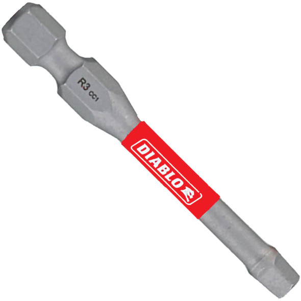 Diablo #3 Square Recess 2 In. Power Impact Screwdriver Bit DSQ32P1 346336