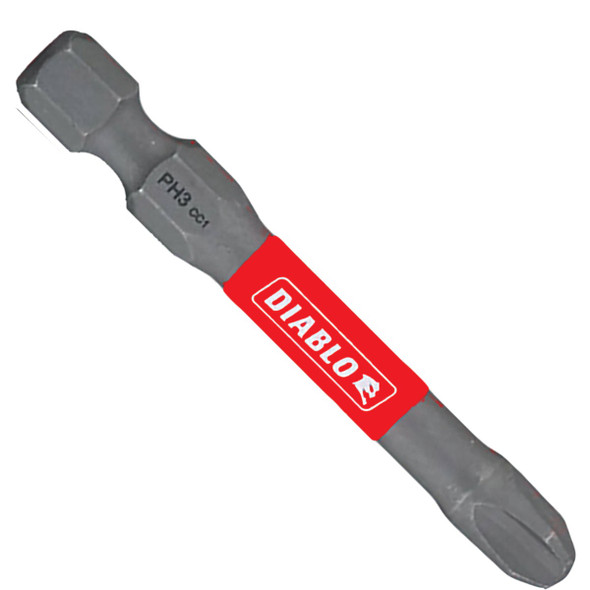 Diablo #3 Phillips 2 In. Power Impact Screwdriver Bit