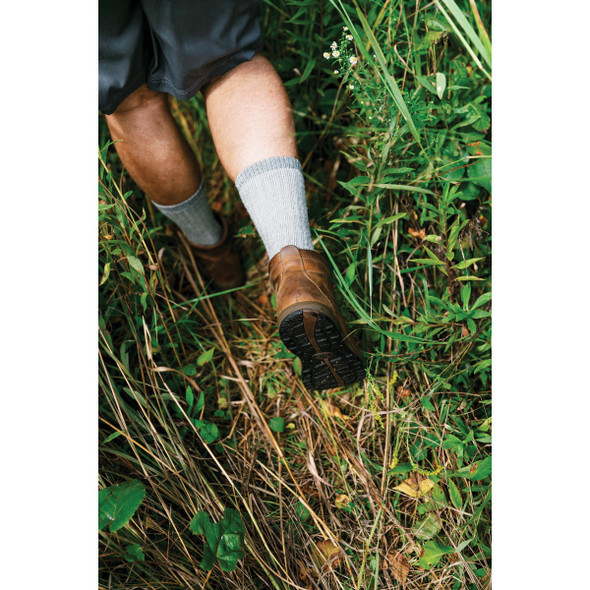 Hiwassee Trading Company Men's Large Charcoal Medium Weight Hiking Crew Sock Hiwassee Trading Company Men's Large Charcoal Medium Weight Hiking Crew Sock