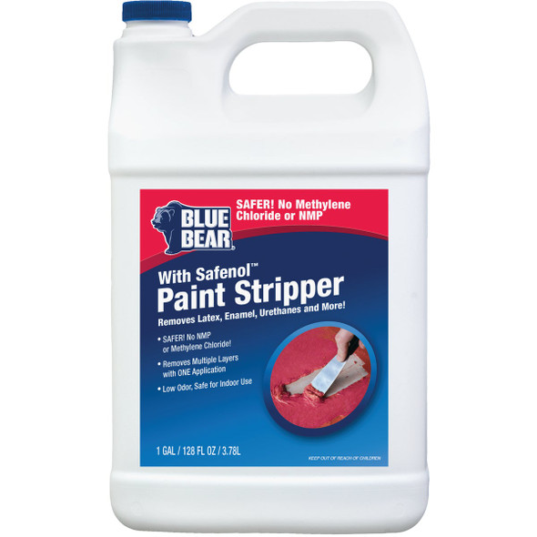 Blue Bear with Safenol 1 Gal. Paint & Varnish Stripper BBRSS1GCSMWT1