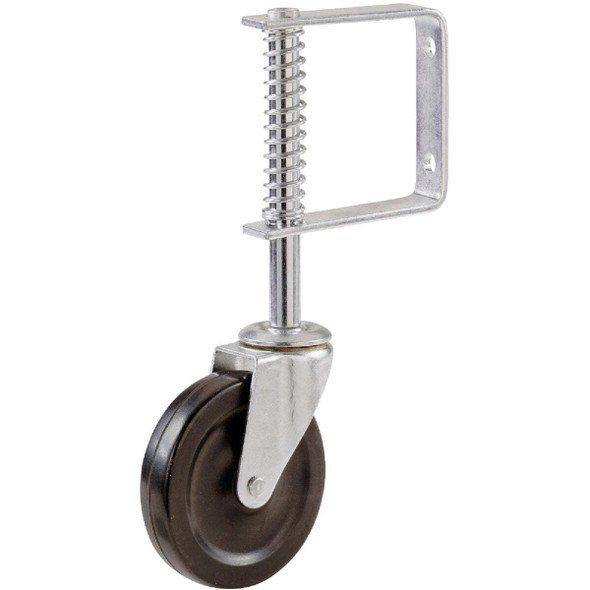 Shepherd Hardware 4 In. Gate Caster with Adjustable Spring Bracket 9785
