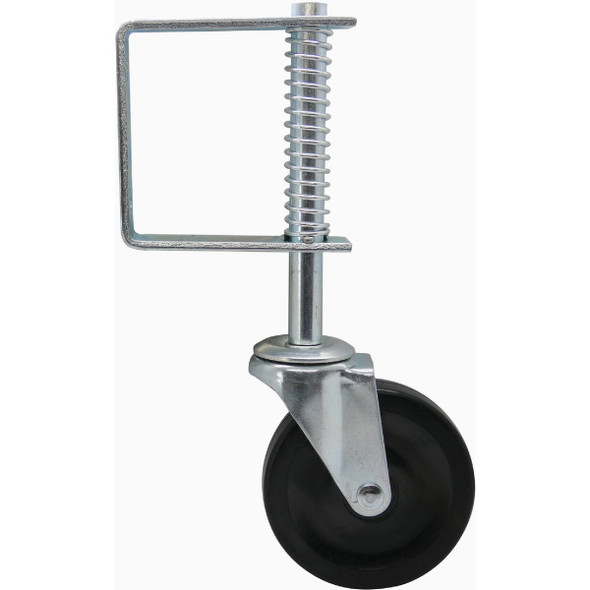 Shepherd Hardware 4 In. Gate Caster with Adjustable Spring Bracket 9785