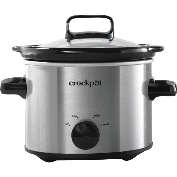 Crock-Pot 2 Qt. Classic Stainless Steel Slow Cooker 2121314