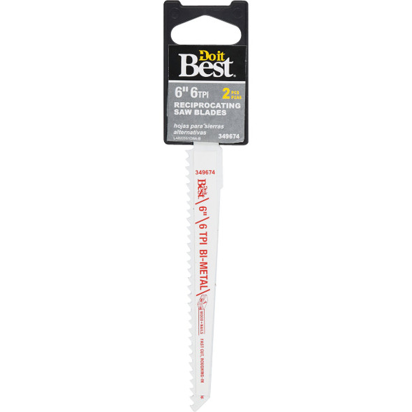 SIM Supply, Inc. 6" 6tpi Recip Saw Blade 822551DB