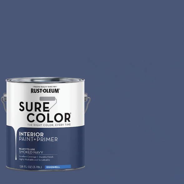 Sure Color Int Egg Smkd Navy Paint 380226