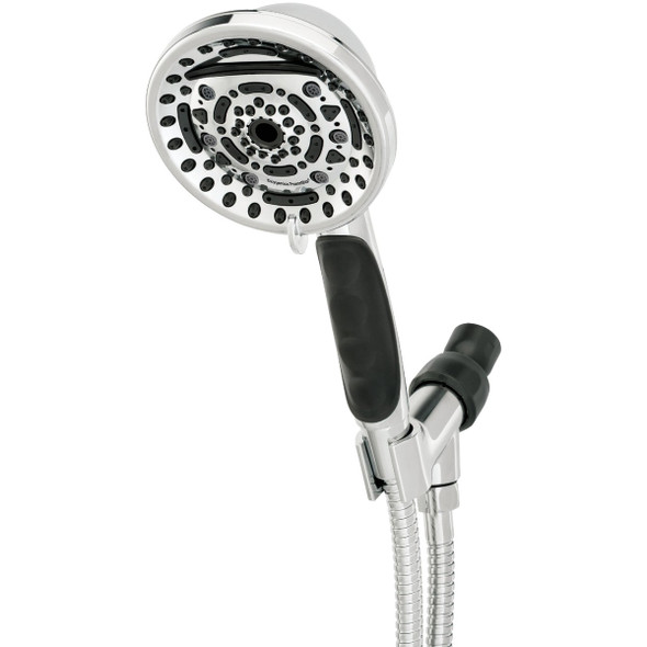 Oxygenics PowerMax 9-Spray 1.8 GPM Handheld Shower Head, Chrome 52188
