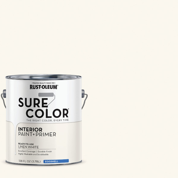 Sure Color Int Egg Linen Wht Paint 380220