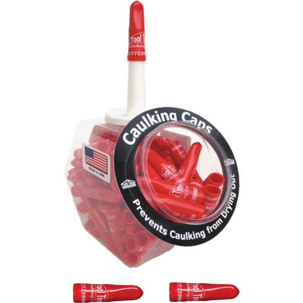 Tool Time Vinyl Caulking Cap CLK1 Pack of 75