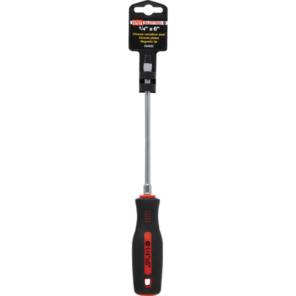 Do it 1/4 In. x 6 In. Slotted Screwdriver 334322