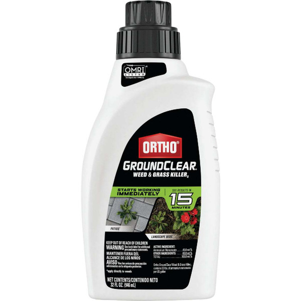 Ortho GroundClear 32 Oz. Concentrate Weed & Grass Killer 4650306