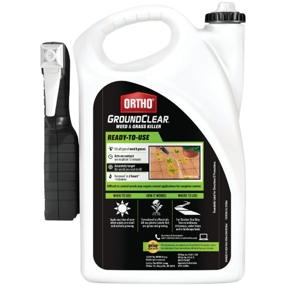 Ortho GroundClear 1 Gal. Ready-To-Use Trigger Spray Weed & Grass Killer 4613905 711830