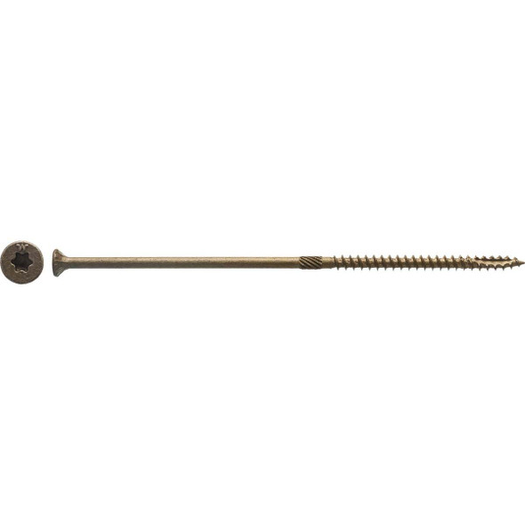 Big Timber #10 x 6 In. Bronze Flat Head Wood Screw (32 Ct., 1 Lb.) 1BTX106