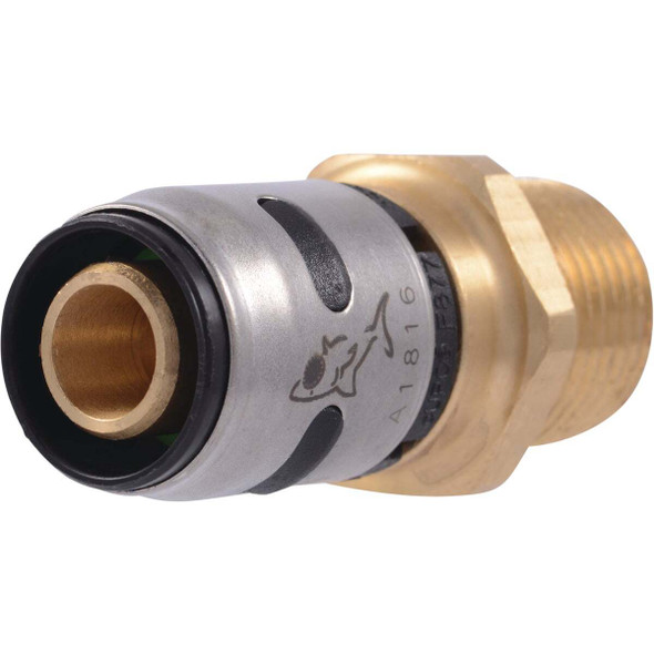 SharkBite EvoPex 1/2 In. x 1/2 In. MPT Push-to-Connect Plastic Connector K120A